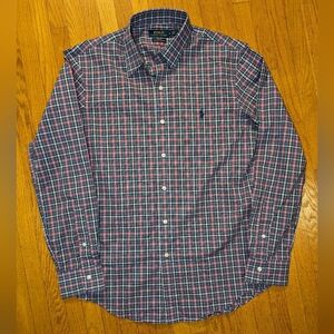 Men's polo button up size medium slim fit